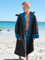 Плащ водонепроницаемый с флисовой подкладкой Next B06-454, Черный, Синий