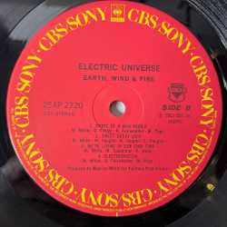 Винтажная виниловая пластинка LP Earth, Wind and Fire Electric Universe (Japan 1983) (Obi) Electric Nation