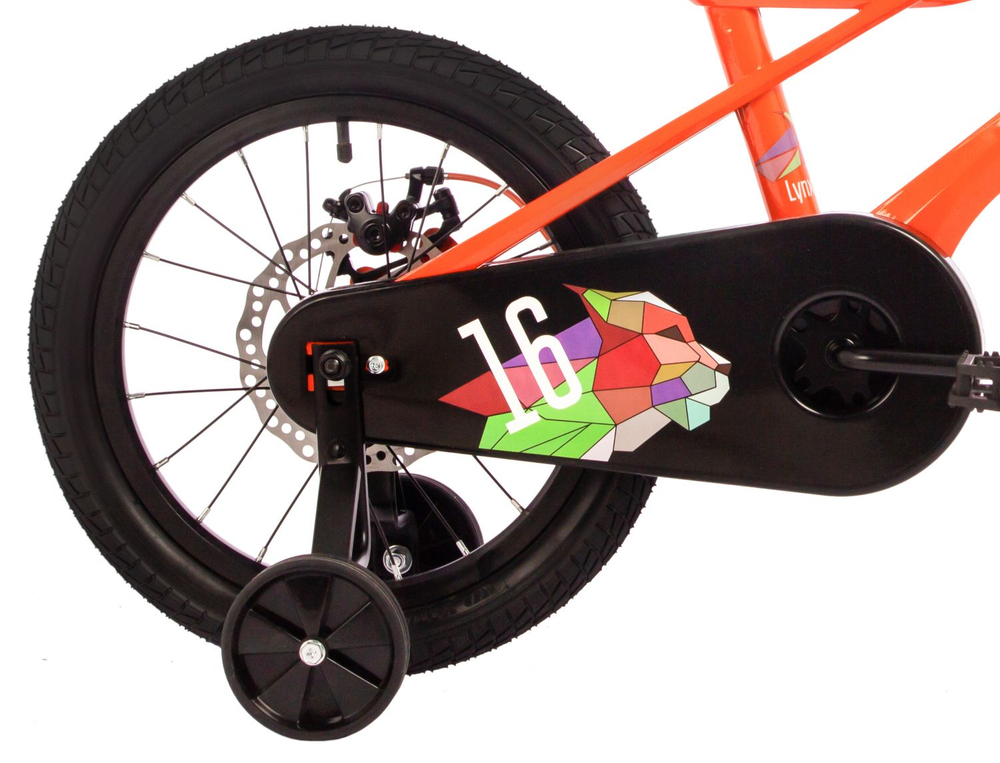Велосипед 16" NOVATRACK LYNX Магниевая рама, оранжевый