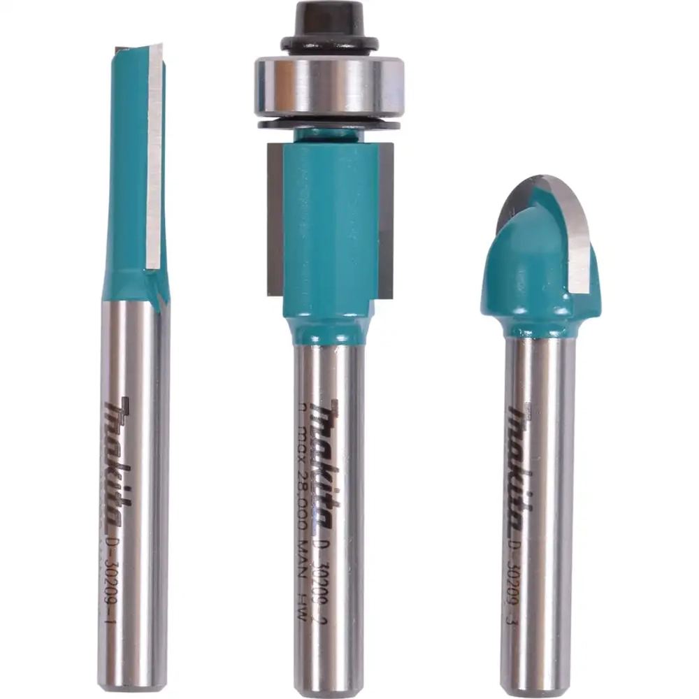 Набор фрез 3 шт. Makita D-30209
