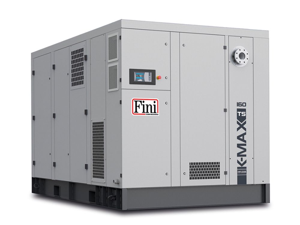 Двухступенчатый винтовой компрессор с частотником FINI K-MAX TS 160-08 VS
