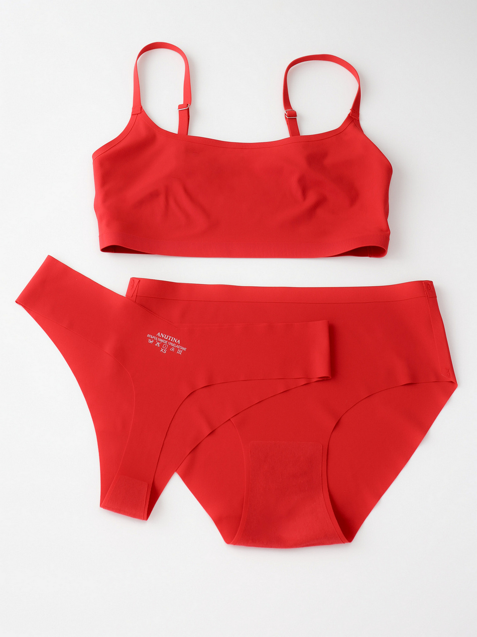 Стринги бесшовные цвет Красный, размер L