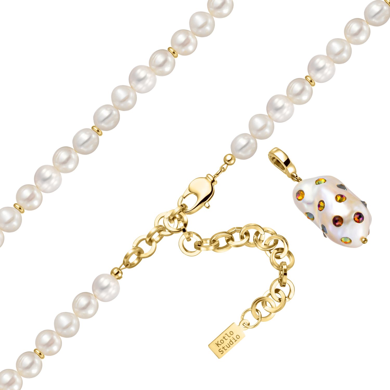 Колье Mama I'm a Criminal Gold Necklace