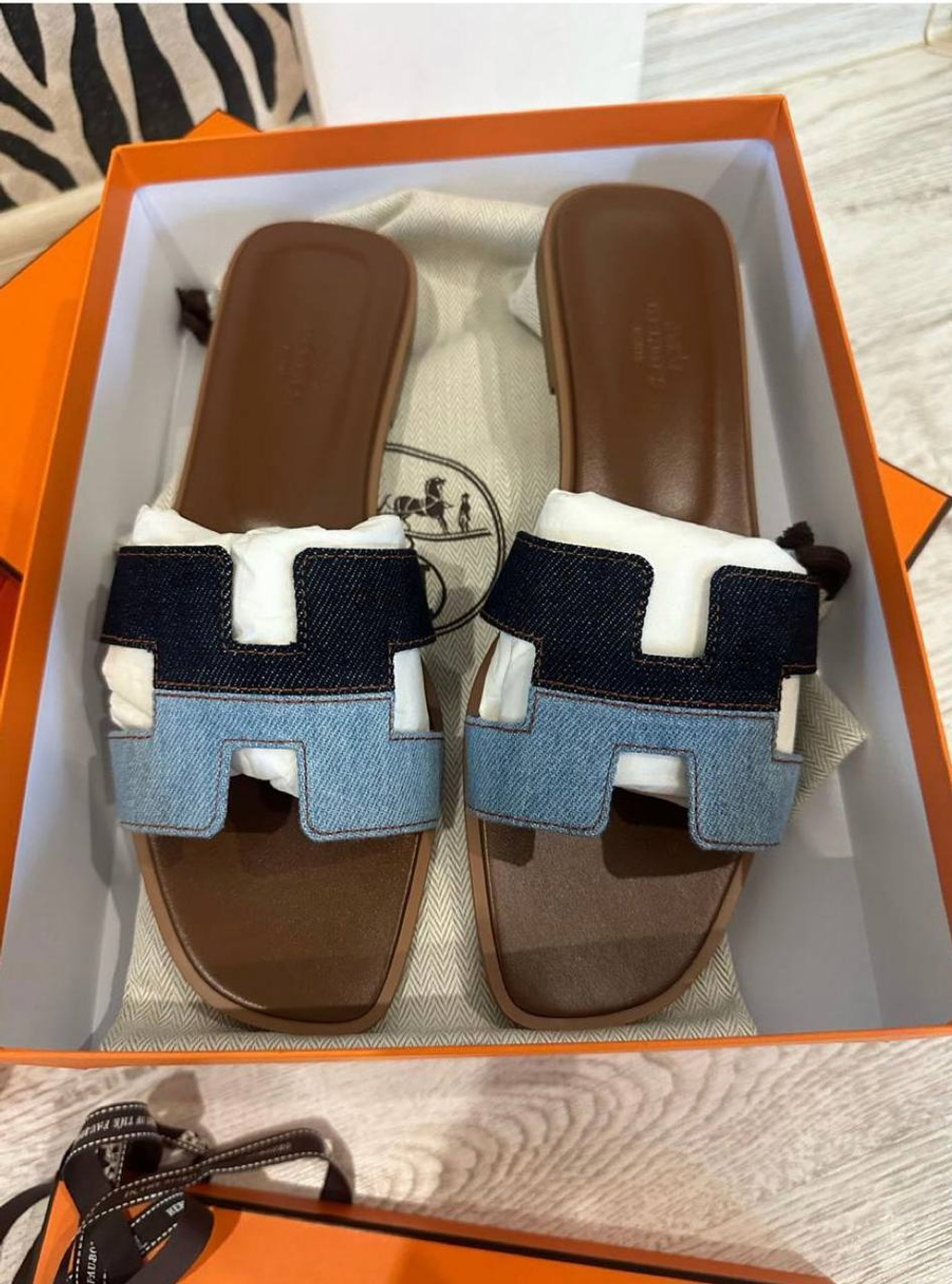 Шлепанцы Hermes Oran