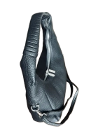 Сумка женская повседневная из экокожи черная QOZA