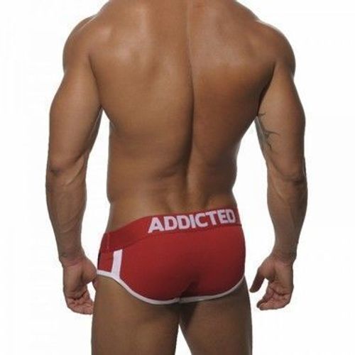 Мужские трусы брифы красные  Addicted Puck-up  Red Brief