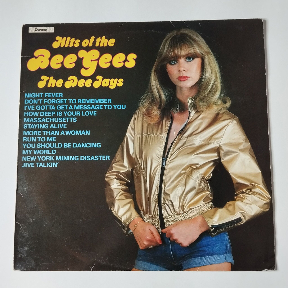 Винтажная виниловая пластинка LP The Dee Jays Hits Of The Bee Gees (UK 1979)