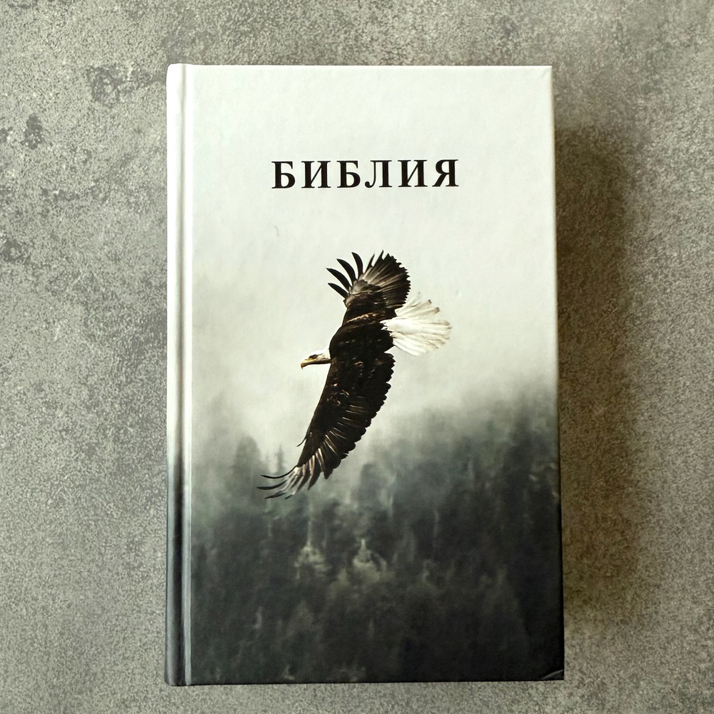 Библия 048 код 25048-55 дизайн, цветная печать"орел", твердый пер.,