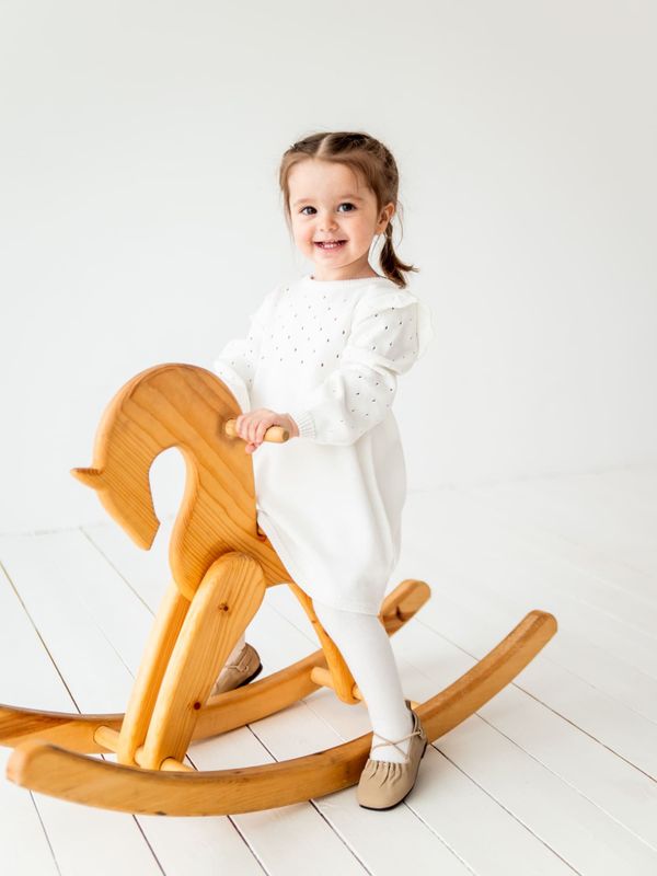 Платье ажурное хлопковое 