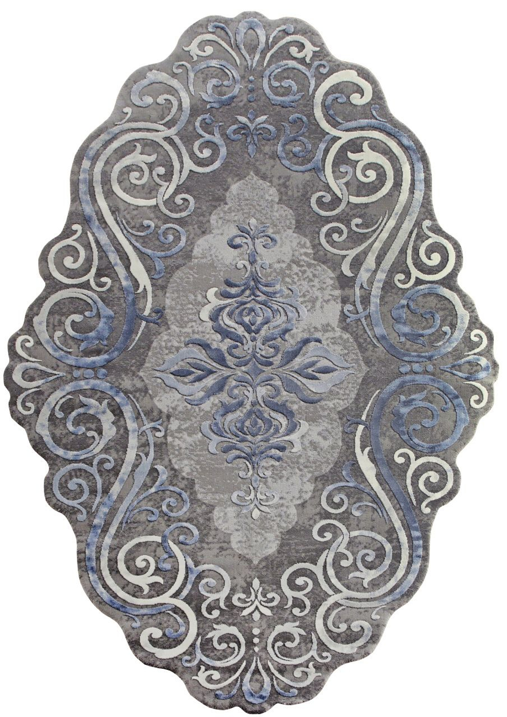 Ковер Safir 00856C Gray/Brown Прямоугольник (1.95 х 2.9)