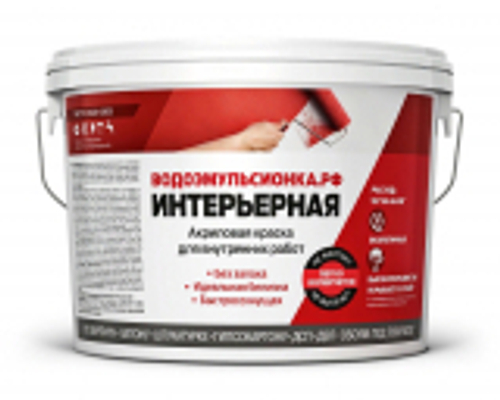 Краска ВД-АК Водоимульсионка.рф для потолков с/б(1,3кг)