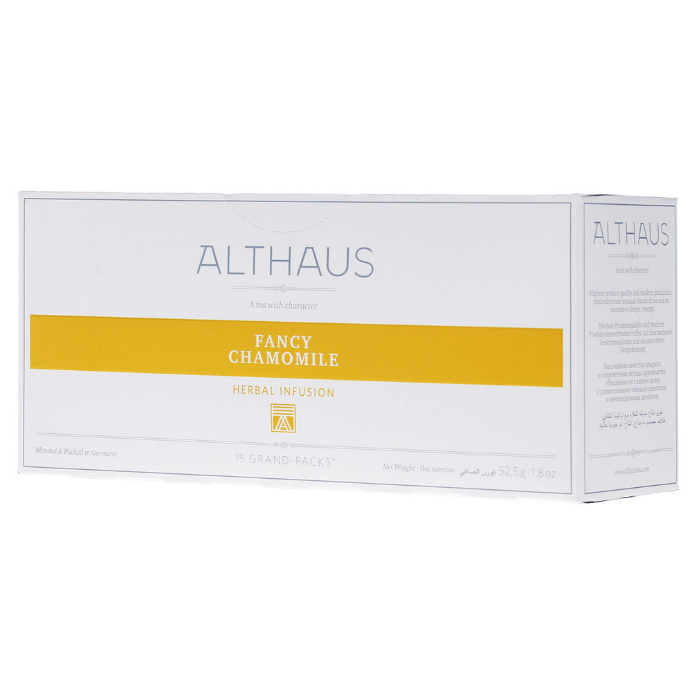 Чайный напиток травяной Althaus Fancy Chamomile в пакетиках, 15 шт