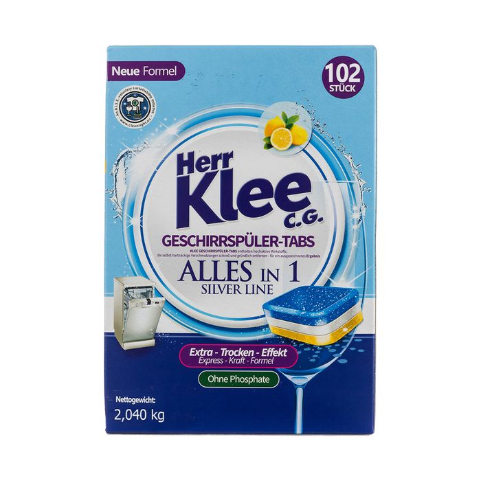 Herr Klee C.G. Dishwasher Tablets Таблетки для посудомоечных машин 2,04 кг. 102 шт.