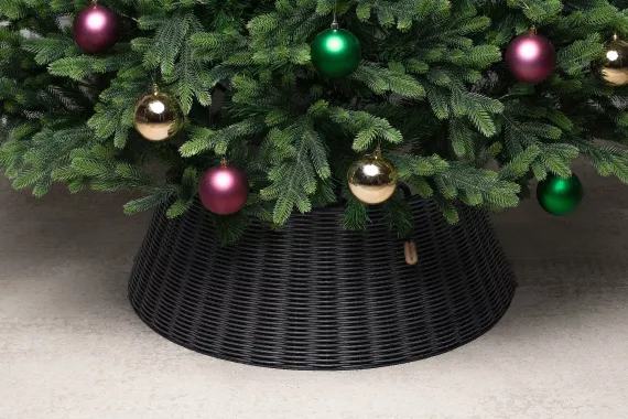 Корзина под елку Люкс Палермо 65*48*30 см., разборная, муссон, ЕлкиТорг (65-225)