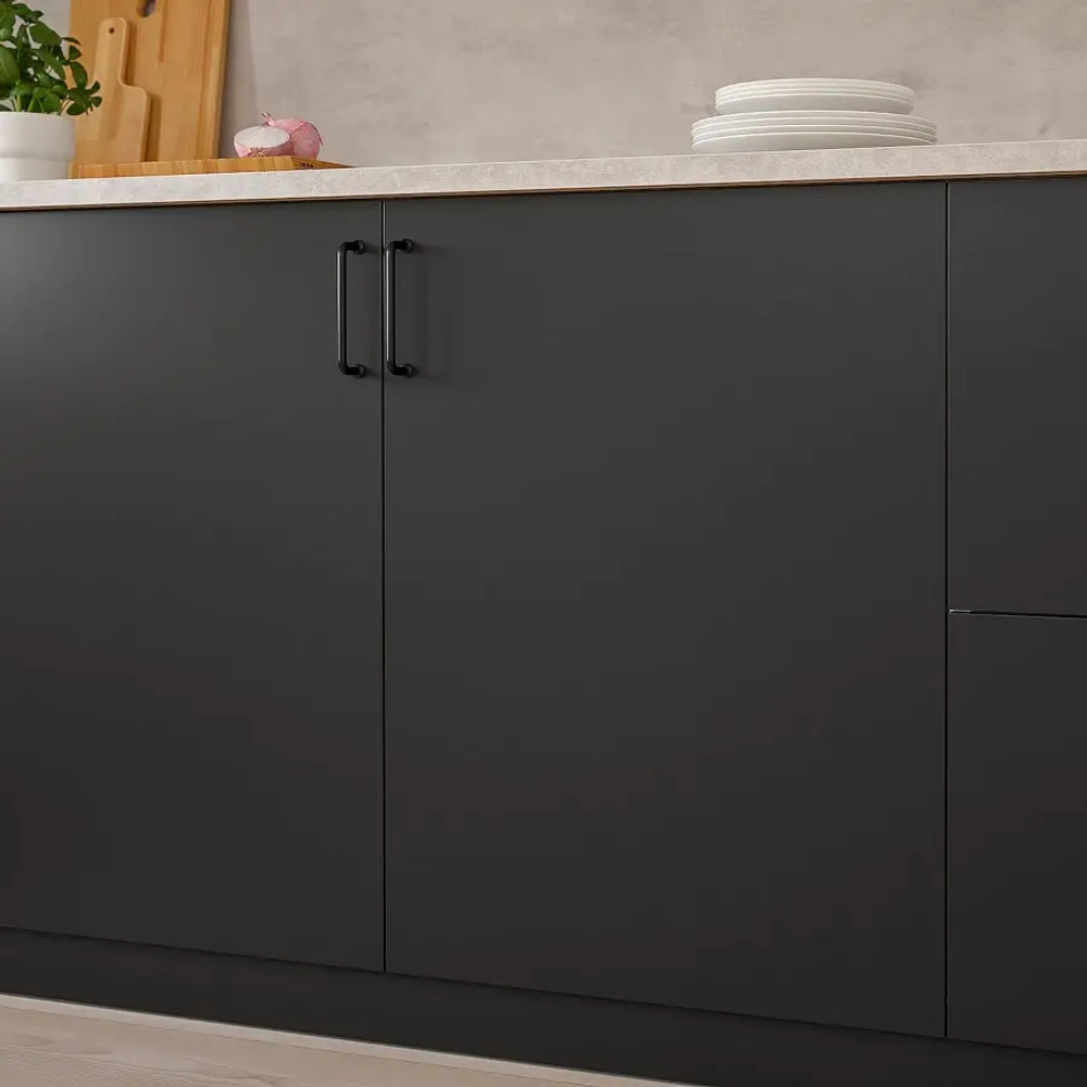 Дверца - NICKEBO IKEA/ МОРТВИКЕН   ИКЕА,  120х60 см, черный