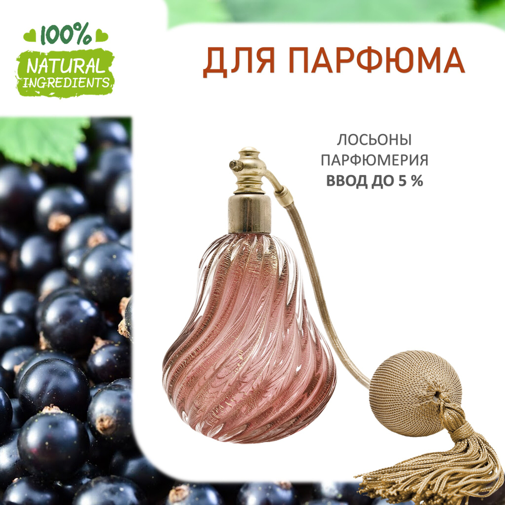 Смородина чёрная, отдушка для свечей и мыла