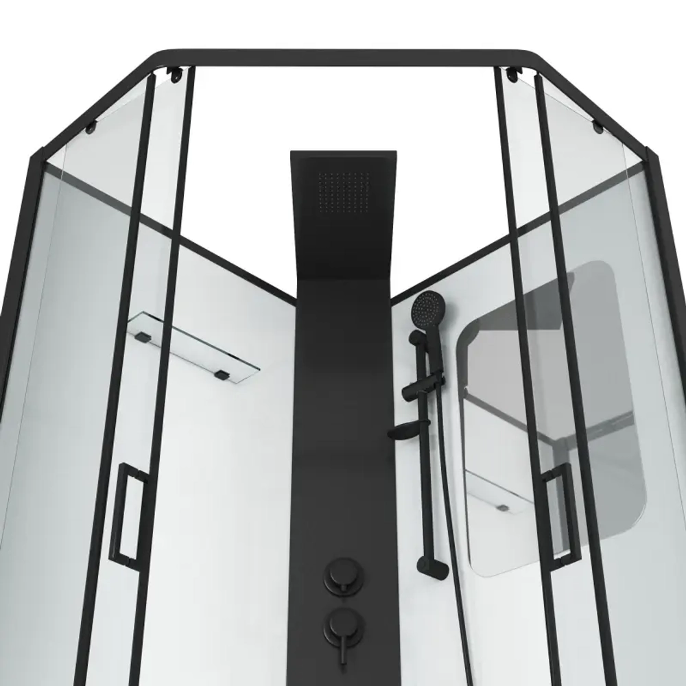 Душевая кабина Grossman Elegans GR250D (100х100х217) дверь раздвижная,5 мест