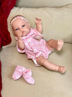 Кукла Berbesa 42см Recien Nacido с пледом (5116K)