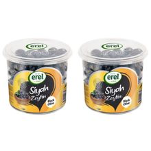 Маслины Erel Siyah L/M вяленые 400 г x 2 шт