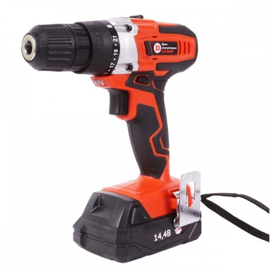 Аккумуляторный шуруповерт "КАЛИБР" ДА-14-2А+