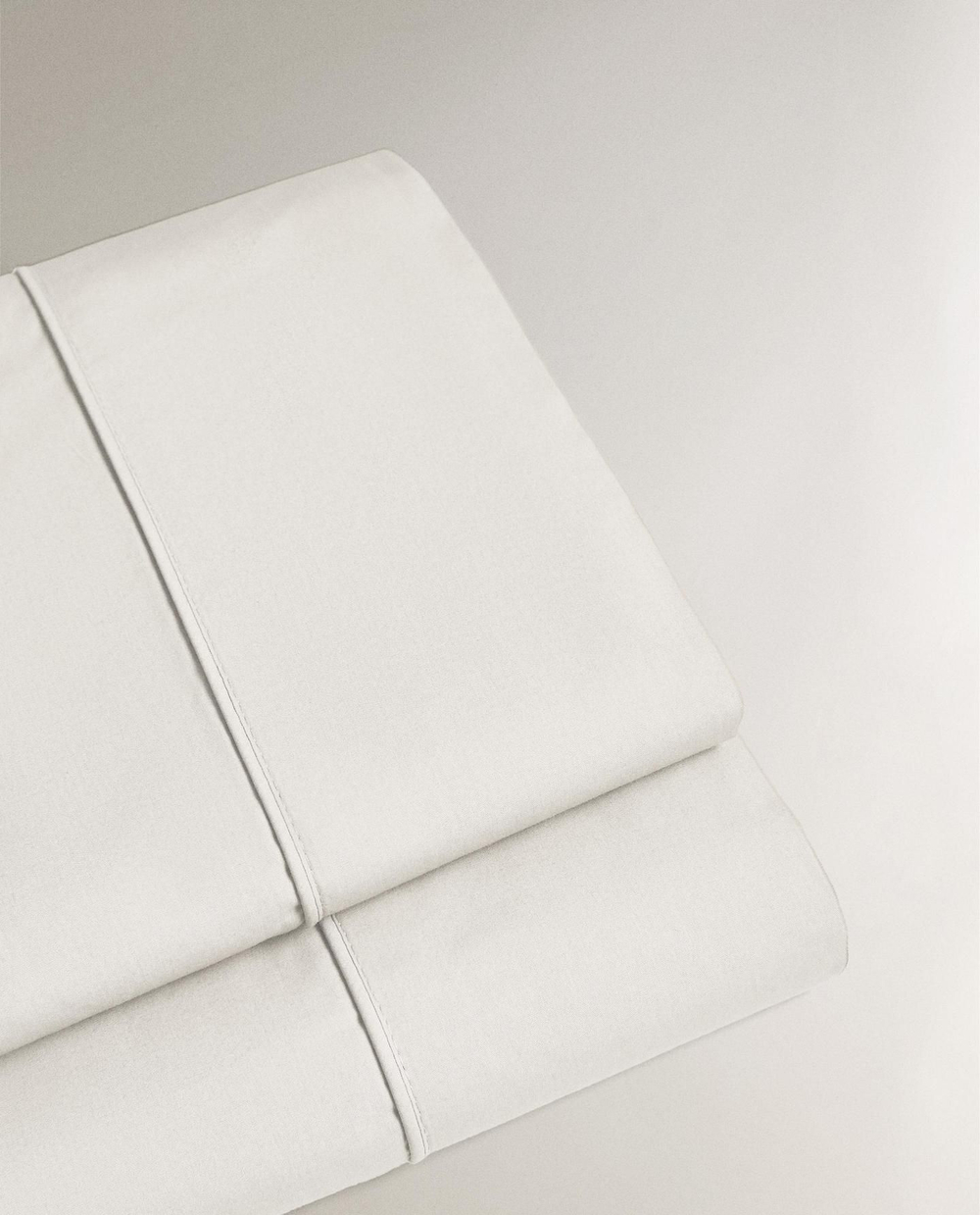 Zara Home - Простыня из ситца (300 нитей), белый, 290x280 см