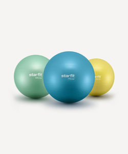 Фитбол STARFIT GB-108 антивзрыв, 1200 гр, синий пастель, 75 см