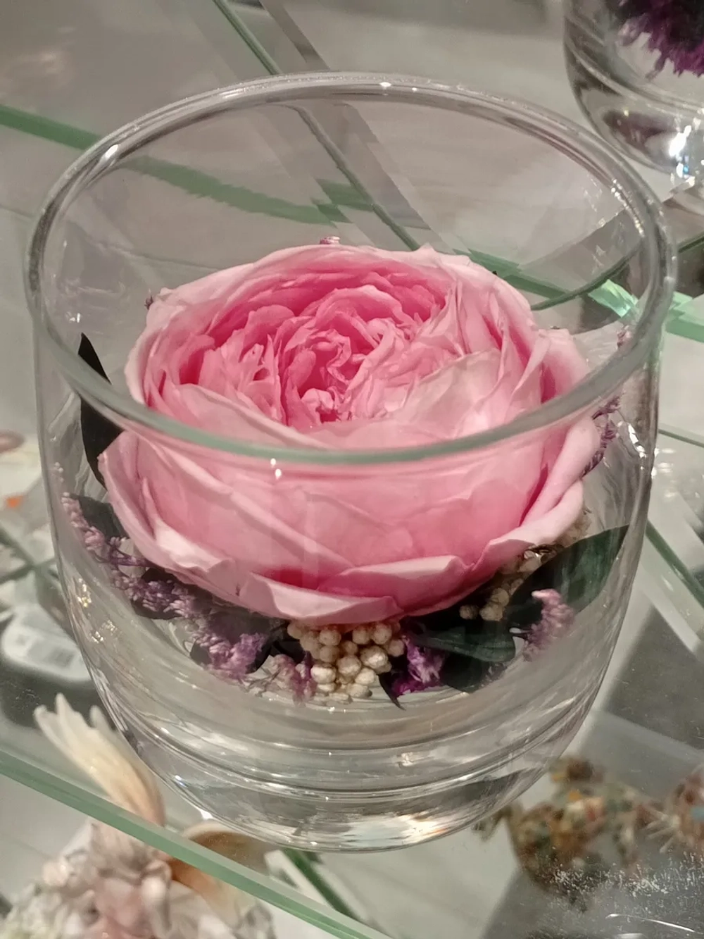 натуральный пион в стекле, вакуум*