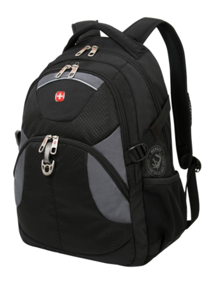 Рюкзак Wenger 15", черный/серый, 34х17х47 см, 32 л