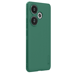 Усиленный двухкомпонентный чехол зеленого цвета (Dark Green) от Nillkin для Xiaomi Redmi Turbo 3, серия Super Frosted Shield Pro