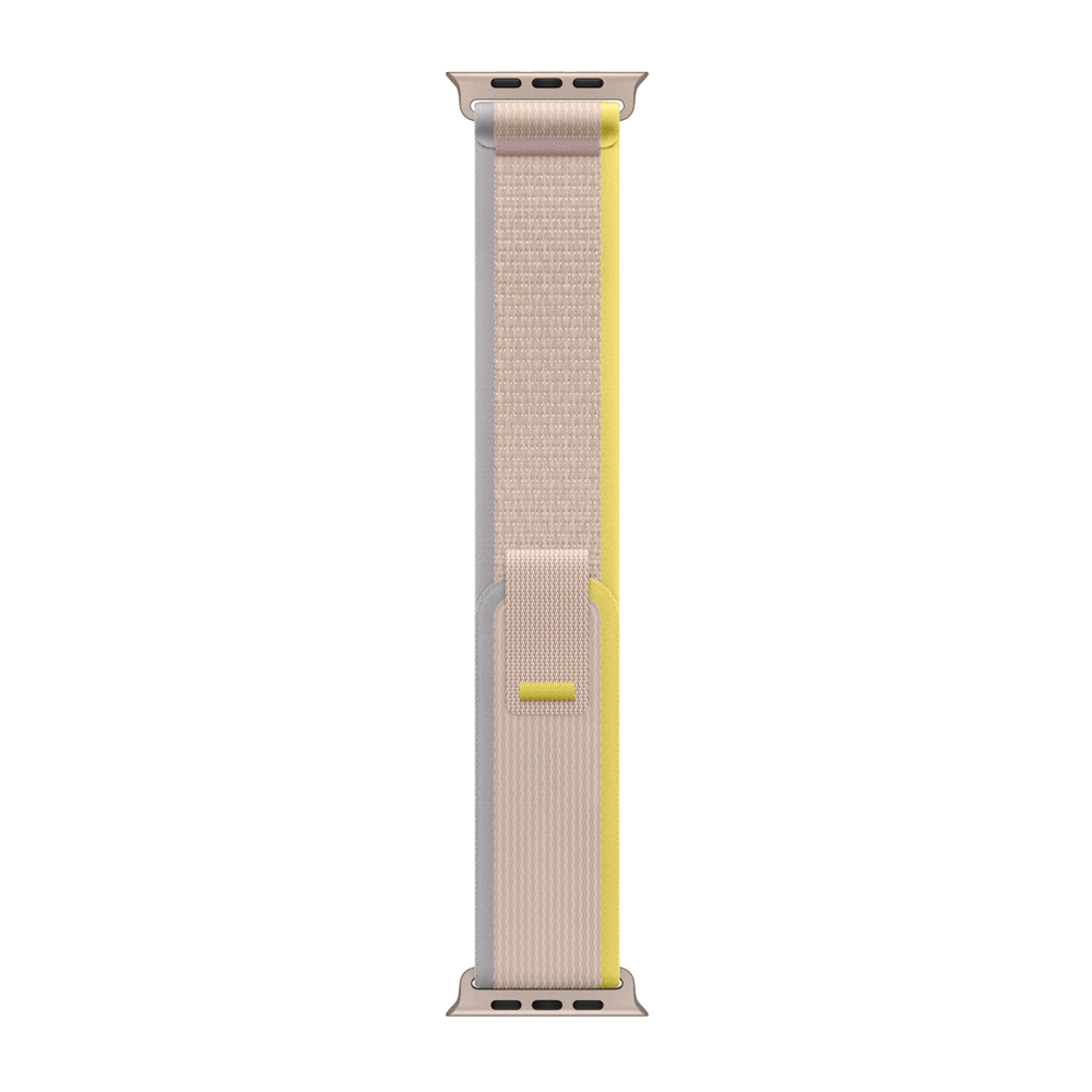 Умные часы Apple Watch Ultra GPS + Cellular, 49mm, Trail Loop M/L, Yellow/Beige (Желтый / Бежевый)