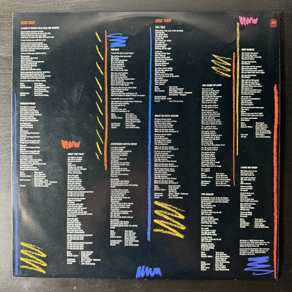 Виниловая пластинка Joan Armatrading ‎– The Key LP