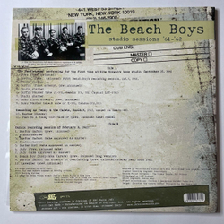 Винтажная виниловая пластинка LP The Beach Boys Studio Sessions 61 62 (Italy 2000)