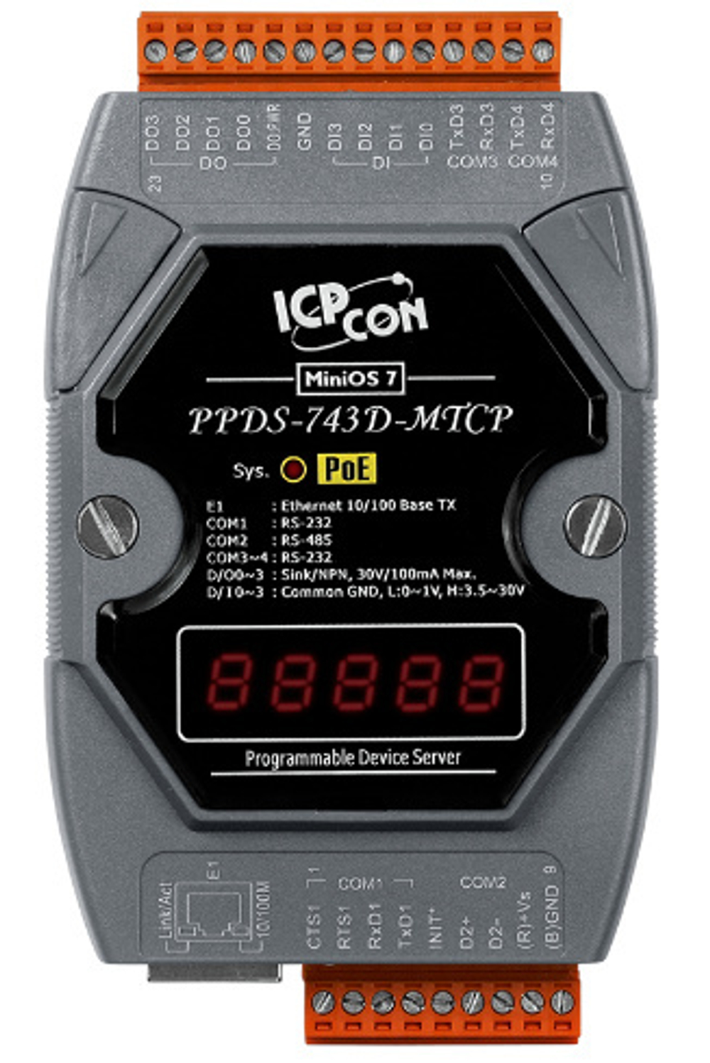 Преобразователь ICP DAS PPDS-743D-MTCP CR