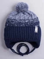 Шапка для мальчика осенняя на завязках