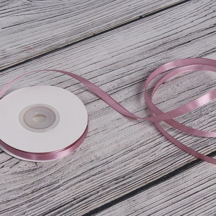 Лента атласная 0,6см*22,85м ДЫМЧАТАЯ-ПУДРА