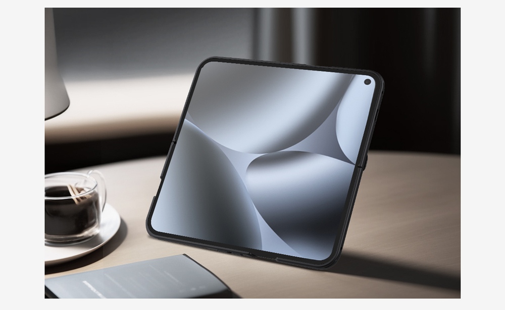 Чехол с MagSafe на Google Pixel 10 Pro Fold, серия Super Frosted Shield Prop Magnetic (версия с прозрачной откидной крышкой объектива) от Nillkin