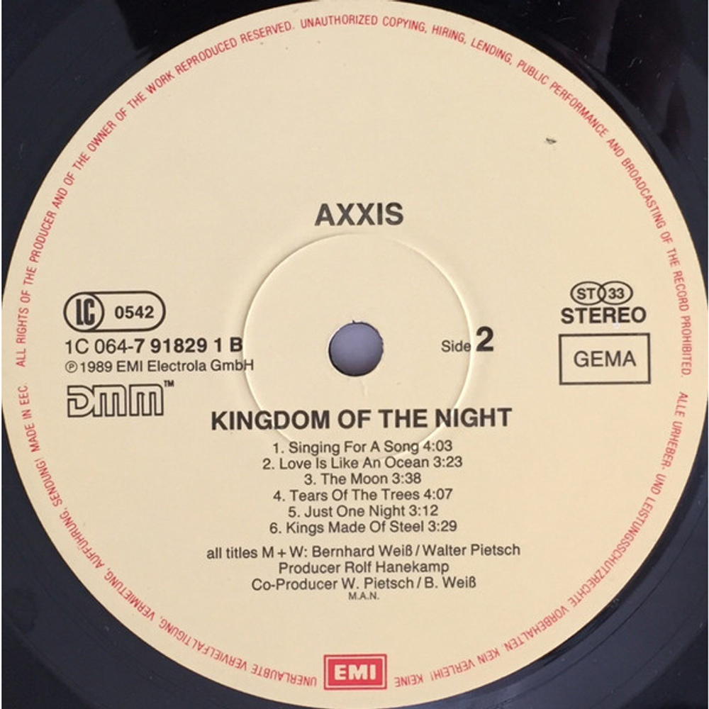 Axxis / Kingdom Of The Night (LP)