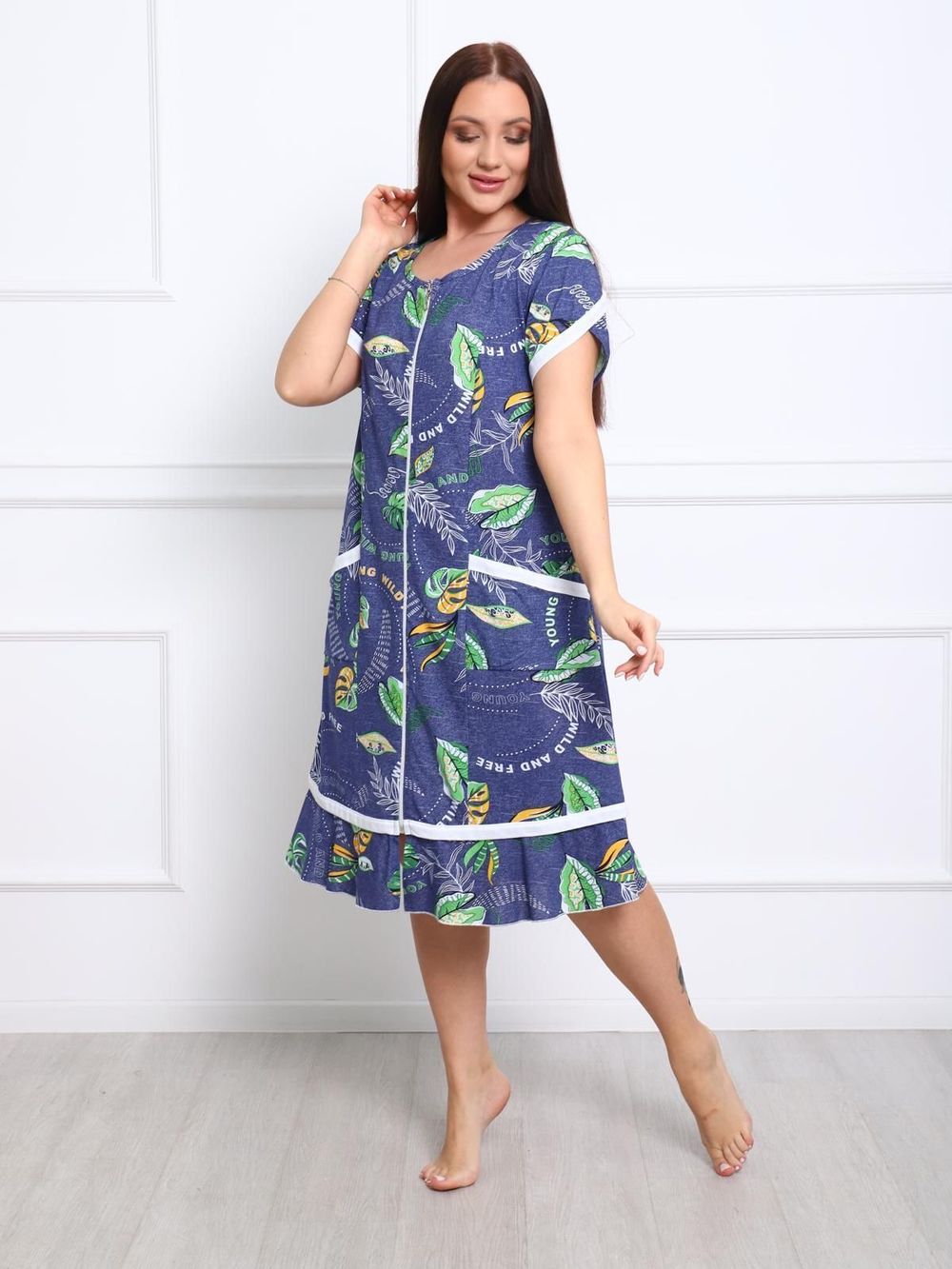 Акация - халат джинса Iv-capriz (Акция)