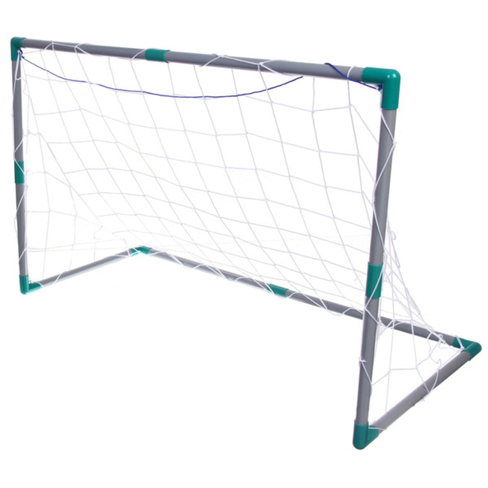 Набор тренировочный для футбола ZG270-228: ворота 108*46,5*68см, мяч 14см, насос