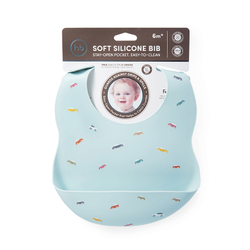 Силиконовый нагрудник для кормления от Happy Baby