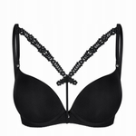 Декоративные бретели для бюстгальтера Miss (Цвет: черный)