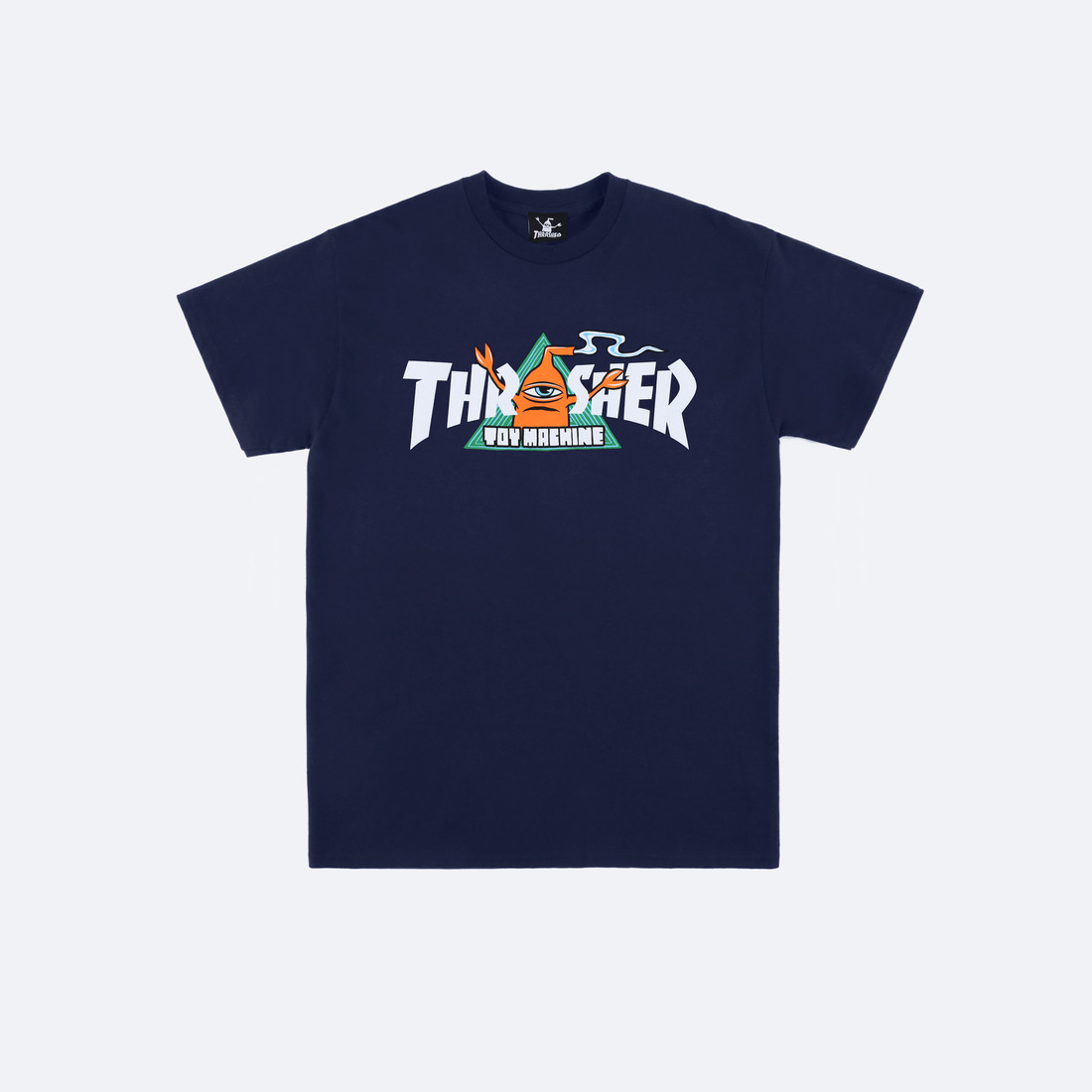 Купить Футболка Thrasher x Toy Machine Vortex T-Shirt (navy)