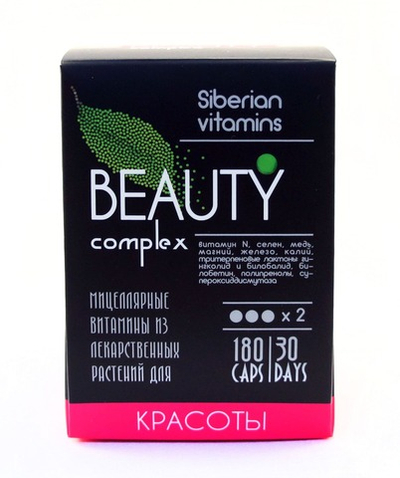 Сибирские витамины для красоты, 180кап, Сиб-Крук
