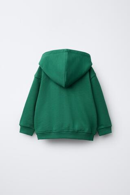 ZARA ТОЛСТОВКА НА МОЛНИИ, ЗЕЛЕНЫЙ