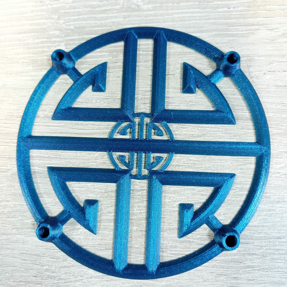 Подставка для дракона, шарнирных, гибких фигурок и игрушек, мерцающая синяя, 3D печать