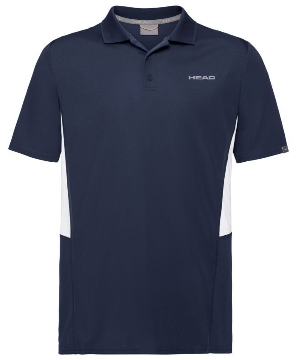 Футболка для мальчика теннисная Head Club Tech Polo Shirt - dark blue
