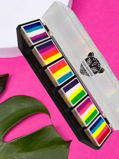 Аквагрим LENA PANTERA палетка артикейков гавайи 6*10