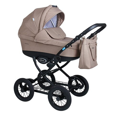 Коляска 2в1 Aroteam Cocoline 18/Бежевый темный