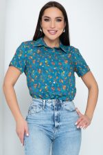 Рубашка Летний хит (блу) Diolche (Акция)