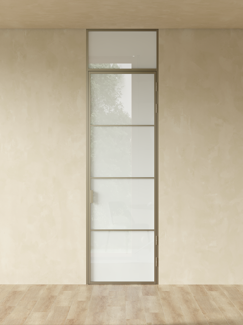 Распашная алюминиевая перегородка Minoli 7